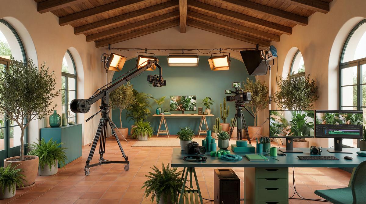 黑料创作中心 - AI植物视频制作